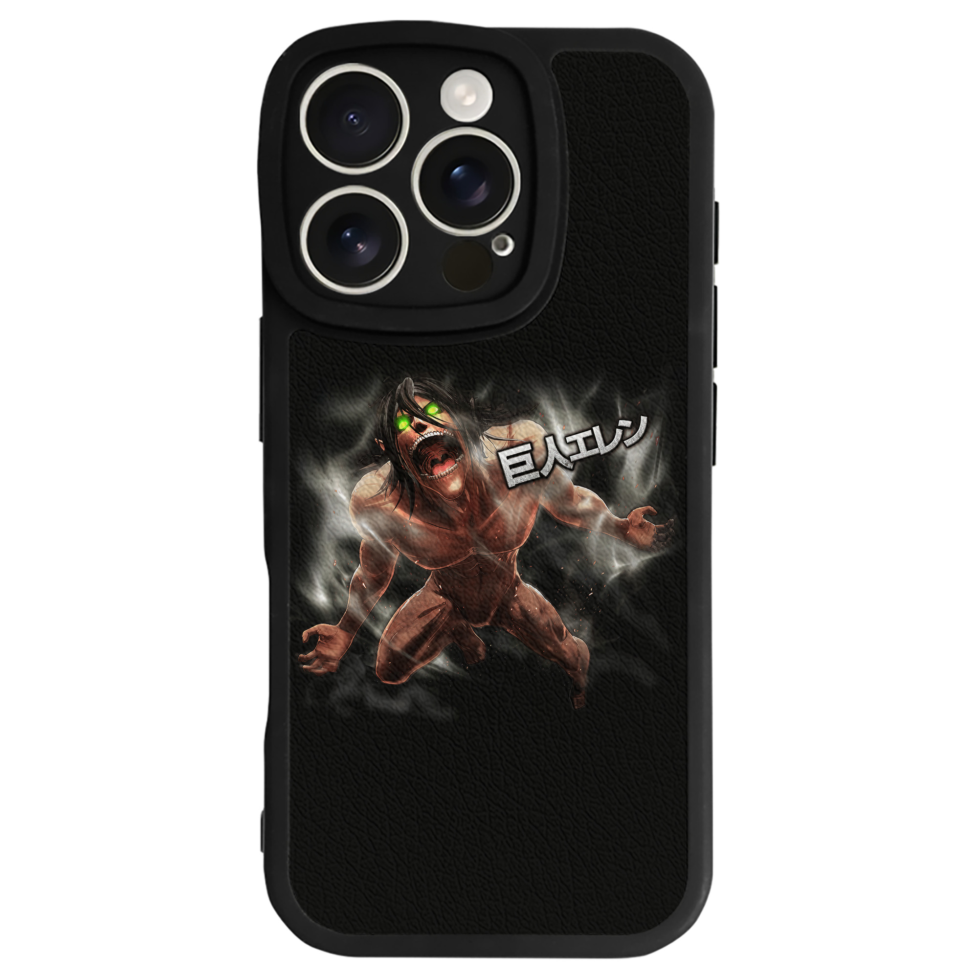 （画像用） 進撃の巨人 Attack on Titan 【iPhone 16シリーズ対応】シリコンスマホケース（レザー調） 材質：シリコン